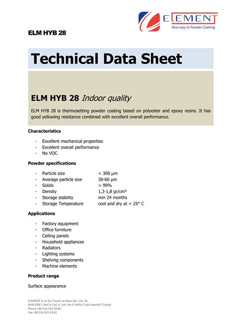 TECHNICAL DATA SHEET TEXMOP .